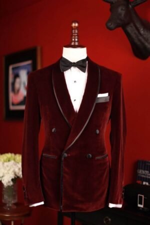 Men Smoking Jackets Wedding Groom Tuxedo Dinner Velvet Coats Blazers