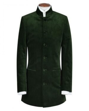 Men Green Smoking Jacket Blazer Coat Elegant Luxury Stylish Designer Party Wear XXS US letter